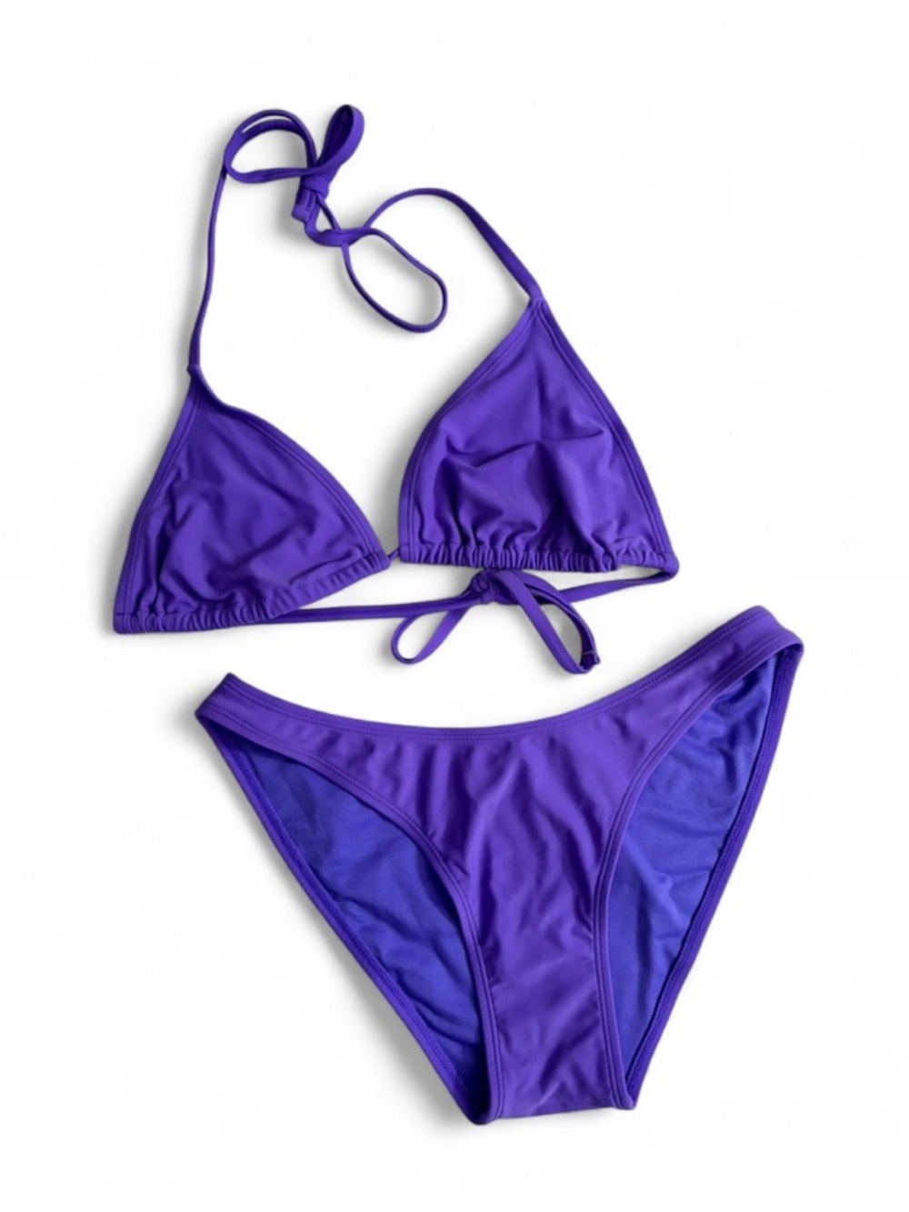 Wild Fable Purple Triangle Bikini Set